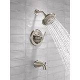 Delta Monitor 1-Handle Brushed Nickel Tub and Shower Faucet