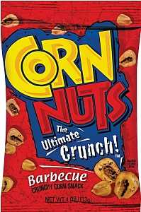 Corn Nuts 422805 Corn Nut, Barbecue, 4 oz, Bag, Pack of 12