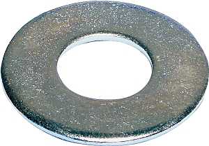 Midwest Fastener 03840 Washer, Flat, 1/2 in ID, Zinc, Zinc, USS Grade, 117/PK