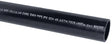 JM Eagle 27433 Pipe, 3 in, 20 ft L, DWV, Solvent Weld, SCH 40 Schedule, ABS, Black