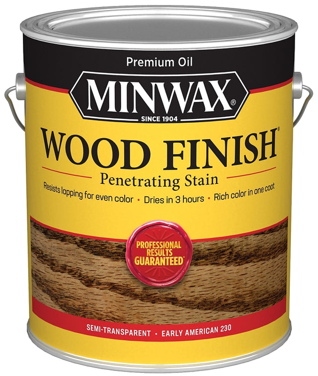 Minwax 710780000 Wood Stain, Oil Base, Early American, Liquid, 1 gal, Pack of 2