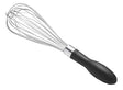 Good Grips 74291 Balloon Whisk, 11 in OAL, Stainless Steel, Black/Silver, Polished
