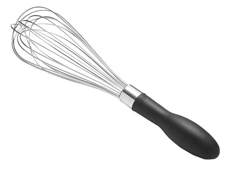 Good Grips 74291 Balloon Whisk, 11 in OAL, Stainless Steel, Black/Silver, Polished