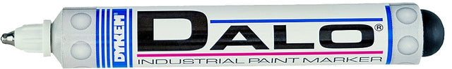 Dykem 26083 Paint Marker, White, Pack of 6