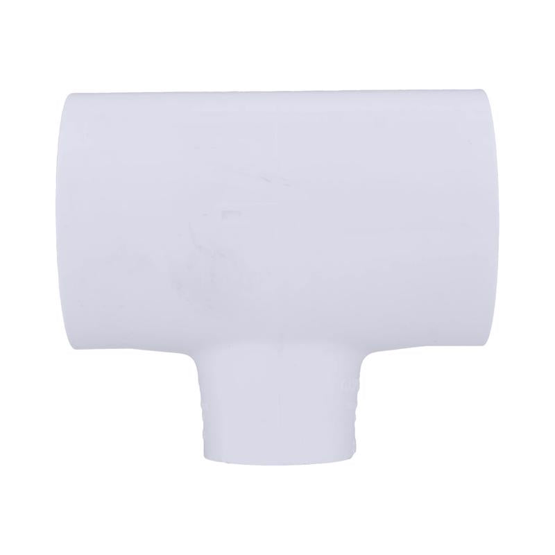 Charlotte Pipe Schedule 40 1-1/2 in. Slip X 1-1/2 in. D Slip PVC Reducing Tee 1 pk