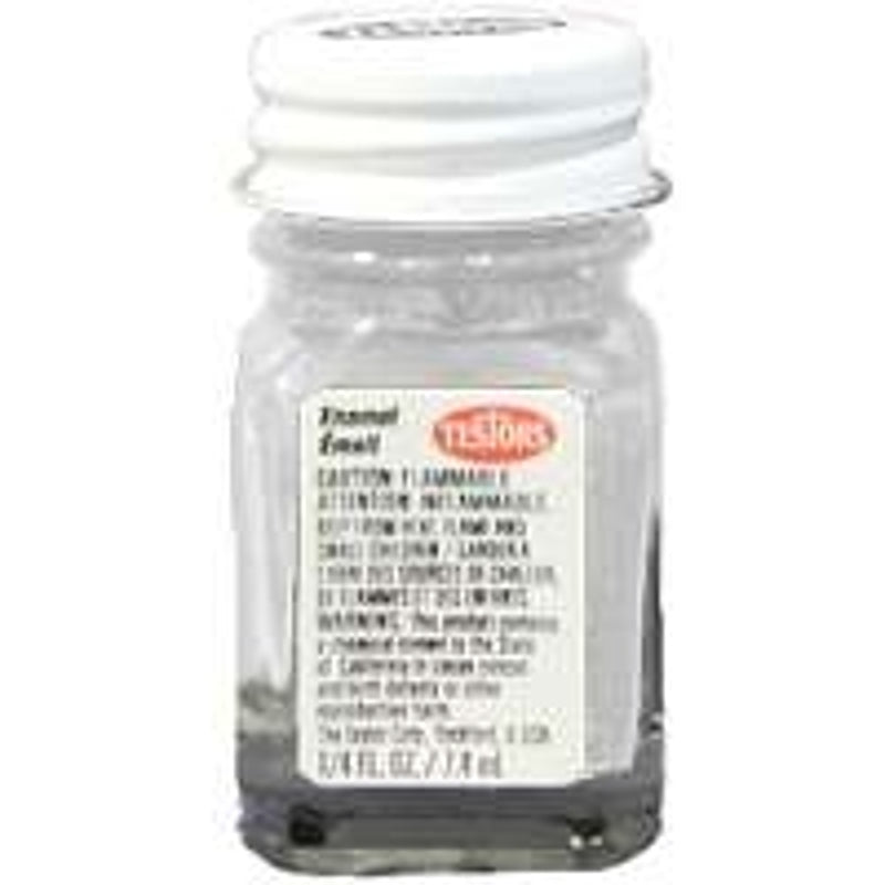 Testors 1145TT Enamel Paint, Gloss, White, 0.25 oz, Bottle