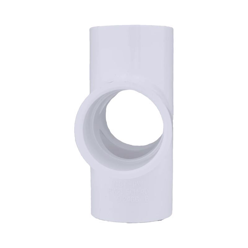 Charlotte Pipe Schedule 40 3/4 in. Slip X 3/4 in. D Slip PVC Cross 1 pk