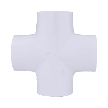 Charlotte Pipe Schedule 40 3/4 in. Slip X 3/4 in. D Slip PVC Cross 1 pk