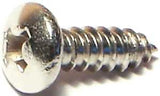 Midwest Fastener 05107 Screw, #8 Thread, Coarse Thread, Pan Head, Phillips Drive, Self-Tapping, #2 Drive, 100/PK