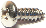 Midwest Fastener 05107 Screw, #8 Thread, Coarse Thread, Pan Head, Phillips Drive, Self-Tapping, #2 Drive, 100/PK