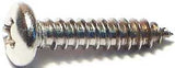 Midwest Fastener 05109 Screw, #8 Thread, Coarse Thread, Pan Head, #2 Drive, Self-Tapping, Sharp Point, 100/PK