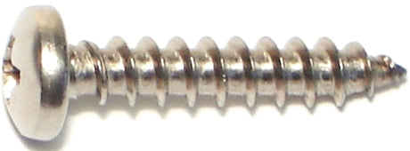 Midwest Fastener 05119 Screw, #10 Thread, Coarse Thread, Pan Head, Phillips Drive, Zinc Dichromate, 100/PK