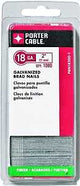 Porter-Cable PBN18200-1 Nail, Glue Collation, 2 in L, 18 ga Gauge, Steel, Galvanized, Brad Head