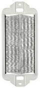 Leviton 41075-DBW Brush Pass-through Insert, Plastic, White