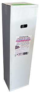 Quick R 50587T Pipe Insulation, 5/8 in ID x 1-5/8 in OD Dia, 46 in L, Poly, Charcoal, 1/2 in Pipe, Pack of 39