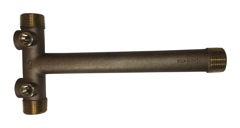 Campbell Brass Brown 1 in. Tank Cross
