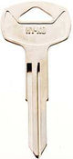 Hy-Ko 11010DA21 Automotive Key Blank, Brass, Nickel, For: Nissan Vehicle Locks, DA21 Key Number, Pack of 10