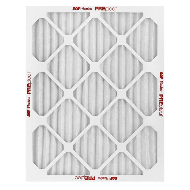 AAF Flanders PREpleat LPD SC M10 16 in. W X 25 in. H X 1 in. Synthetic 10 MERV Pleated Air Filter 1, Pack of 12
