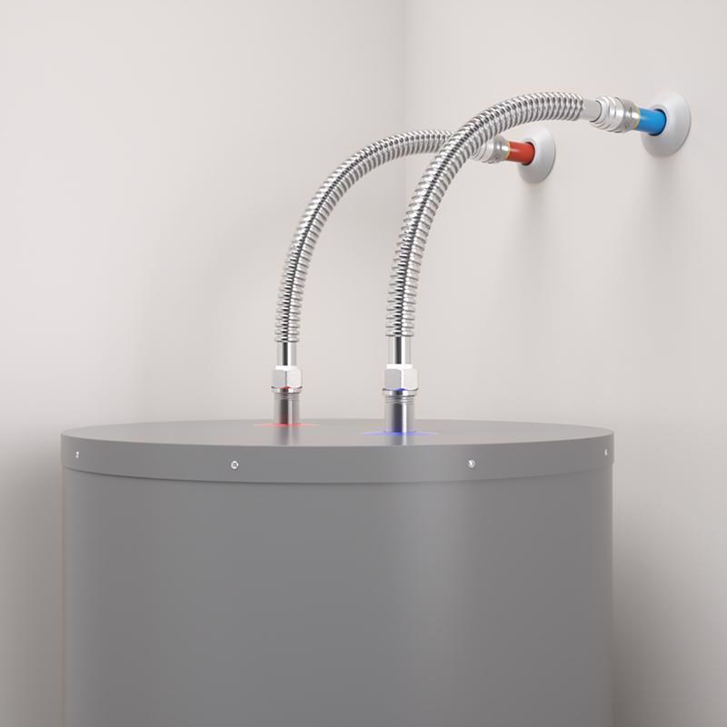 SharkBite 3/4 in. Push Fit X 3/4 in. D FIP 18 in. Stainless Steel Water Heater Supply Connector