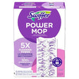 Swiffer Power Mop 15.4 in. Wet and Dry Microfiber Mop Refill 5 pk