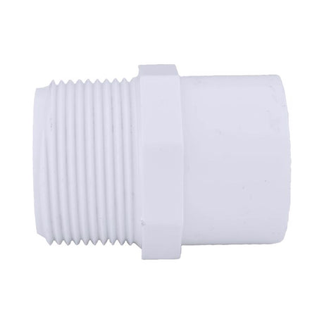 Charlotte Pipe Schedule 40 1-1/2 in. MPT X 1-1/4 in. D Slip PVC Pipe Adapter 1 pk