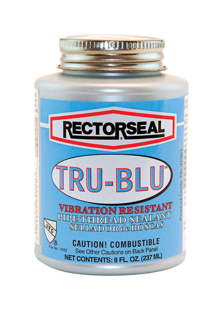 RectorSeal Tru-Blu Blue Pipe Thread Sealant 8 oz