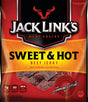Jack Link's 10000007616 Snack, Jerky, Sweet, Hot, 2.85 oz, Pack of 8