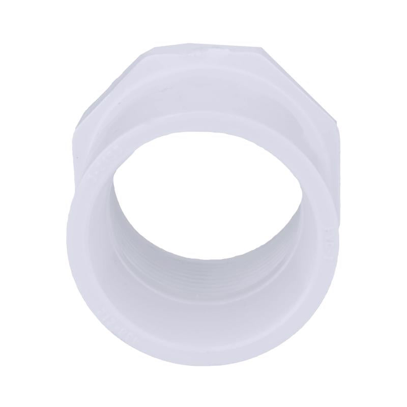 Charlotte Pipe Schedule 40 1-1/2 in. Spigot X 1-1/4 in. D FPT PVC Reducing Bushing 1 pk