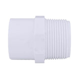 Charlotte Pipe Schedule 40 1-1/4 in. MPT X 1-1/2 in. D Slip PVC Pipe Adapter 1 pk