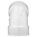 Charlotte Pipe Schedule 40 4 in. Hub X 4 in. D Hub PVC Elbow 1 pk