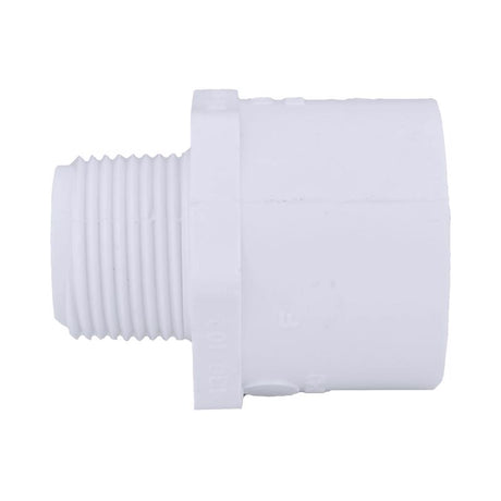 Charlotte Pipe Schedule 40 3/4 in. MPT X 1 in. D Slip PVC Pipe Adapter 1 pk, Pack of 25