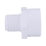 Charlotte Pipe Schedule 40 1/2 in. MPT X 3/4 in. D Slip PVC Pipe Adapter 1 pk, Pack of 25