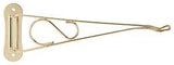Landscapers Select GB0193L Planter Bracket, 10-3/8 L, Steel, Brass, Wall Mount Mounting