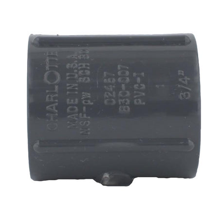 Charlotte Pipe Schedule 80 3/4 in. FPT X 3/4 in. D FPT PVC Coupling 1 pk