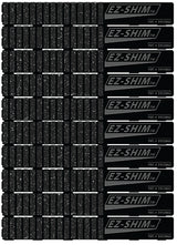 EZ Shim ETC2 Shim, 7.9 in L, 1.19 in W, 0.06 to 0.33 in Thick, Plastic, Black, Pack of 36