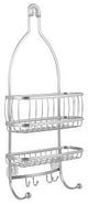 iDESIGN 61886 Shower Caddy, 2-Shelf, Steel, 4 in OAW, 22 in OAH, 10 in OAD