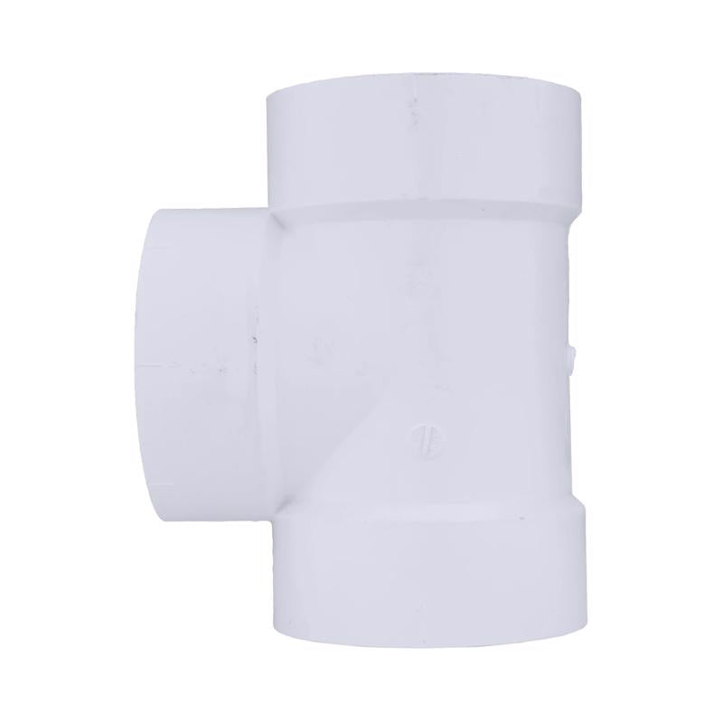 Charlotte Pipe Schedule 40 3 in. Hub X 3 in. D Hub PVC Vent Tee 1 pk