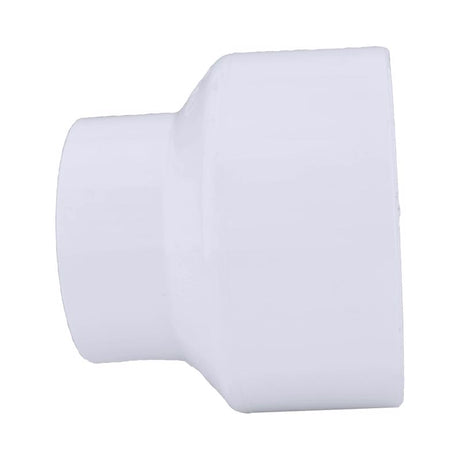 Charlotte Pipe Schedule 40 4 in. Hub X 6 in. D Hub PVC Increaser/Reducer 1 pk