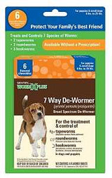 Sentry 3932 Dewormer, Tablet, 6 Count