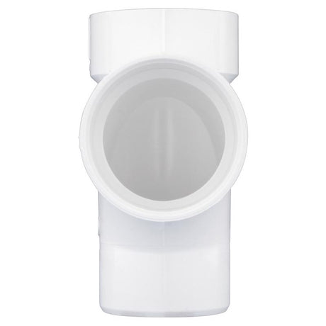 Charlotte Pipe Schedule 40 1-1/2 in. Hub X 1-1/2 in. D Hub PVC Sanitary Street Tee 1 pk