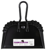 Simple Spaces DL-5004 Dustpan, 13-1/2 in L, 12 in W, Steel, Black
