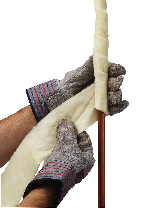 Frost King SP42X/18 Pipe Wrap Kit, 25 ft L, 3 in W, 1 in Thick, 3.3 R-Value, Fiberglass