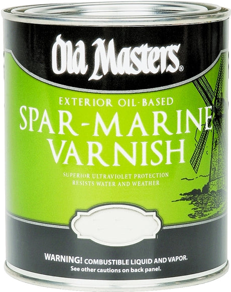 Old Masters 92401 Spar Marine Varnish, Gloss, Liquid, 1 gal, Pail, Pack of 2