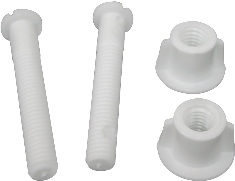 ProSource PMB-215-3L Toilet Seat Hinge Bolt Set, For: Toilet