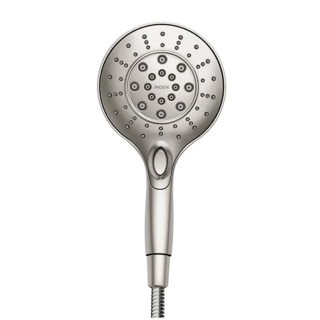 Moen Engage Brushed 6 settings Handheld Showerhead 1.75 gpm