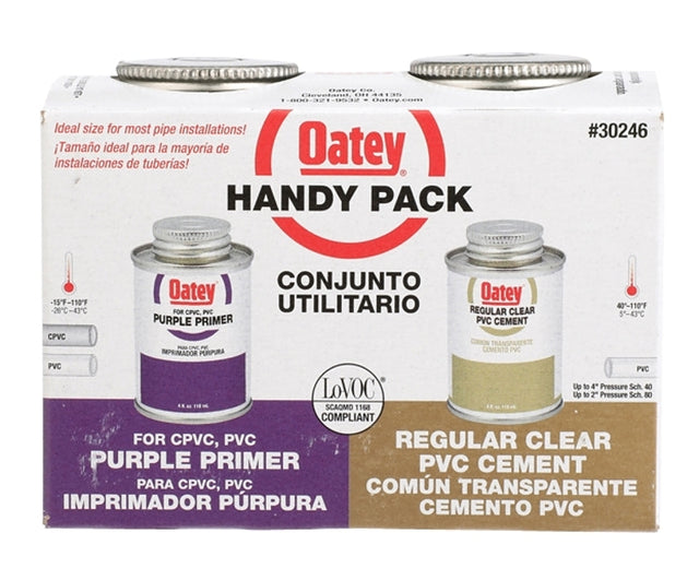 Oatey 30246 Regular Primer, Purple, 4 oz Can