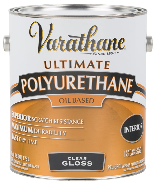 Varathane 242173 Interior Classic Polyurethane, Gloss, Liquid, Clear, 1 gal, Can, Pack of 2