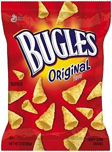 Bugles BUGLES6 Corn Snack, Original, 3 oz, Pack of 6