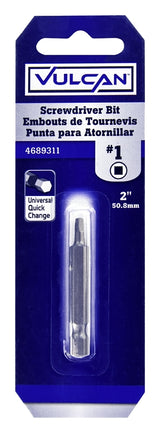 Vulcan 305891OR Screwdriver Bit, S2 Chrome Molybdenum Steel