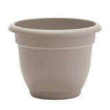 Bloem AP1283 Planter, 10.1 in H, 13 in W, 13 in D, Round, Plastic, Pebble Stone